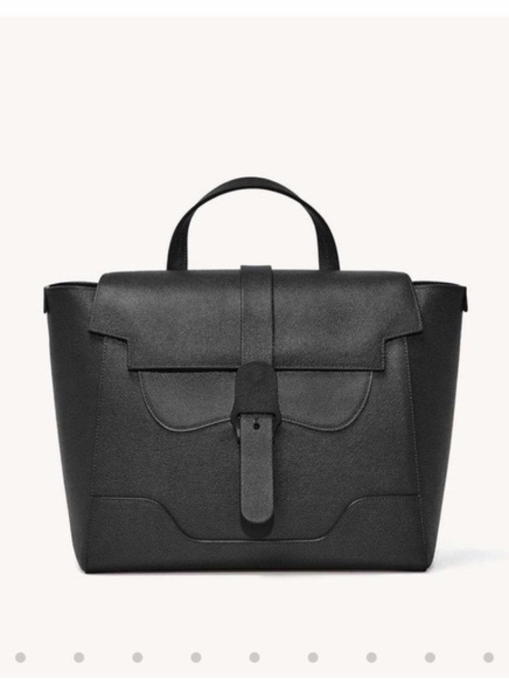 Senreve Full Size Black Structured convertible backpack
